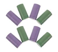 Generic Lot de 8 Tubes Vides pour Déodorant Stick 40g en Plastique Mécanisme Rotatif, Conteneurs Rechargeables Étanches pour Déodorants Solides, DIY Soins Personnels, Couleurs Violet