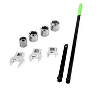 Generic Lot de 9 outils de démontage de tendeur de courroie serpentine en métal 575 mm