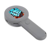 Generic Loupe de Bijoutier éclairée 100X, Loupe de Monnaie Portative avec écran LCD de 2 Pouces, Trichome pour Adultes de Poche Portable pour Bijoutiers