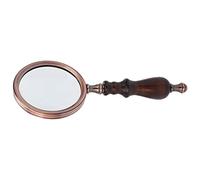 Generic Loupe de Poche, Loupe de Lecture 10X Main Ergonomique Antidérapante Universelle pour le Bureau à Domicile pour l'inspection de Lecture