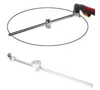 Generic L'outil de DéCoupe AG60/SG55 Fournit un Rouleau de Guidage de Cercle de Torche en Acier Inoxydable avec Règle D'échelle, Jauge de Coupe de 50 Cm pour des Cercles de 100 Cm de Diamètre,
