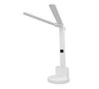 Generic Lumière de Bureau avec Support de Stylo, Lampe de Bureau Double Swing Rechargeable pour le Dortoir