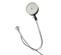 Generic Lumière de Machine LED à Base Magnétique Forte 15W, pour établi de Tour Industriel, Lampe à Outils D'atelier à Col de Cygne Flexible (Acier allié + ABS)