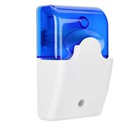 Generic Lumière Flash D'alarme Sonore Forte en Plastique ABS Rouge Bleu 12 V pour Système D'alarme de sécurité à Domicile, Volume Sonore de 110 DB, pour Cabines de Garde de sécurité, Portes, Routes,