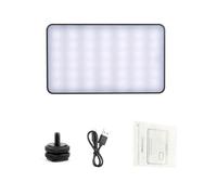 Generic Lumière Vidéo LED CRI 95 + 140 LED 1000lux, éclairage D'appareil Photo Portable pour Séances Photo Vidéo, Diffusions en Direct pour Blogueurs de Voyage, ABS + PC