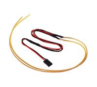 Generic Lumières de Fil de Ligne de Voiture RC Faciles à Utiliser, Bande Lumineuse Douce et Colorée pour La Décoration D'Halloween, Voitures RC 1:24, Jaune