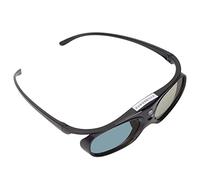 Generic Lunettes à Obturateur 3D de qualité Supérieure, Grand Angle 1080P 178 °, Rechargeables pour Les Personnes Myopes, Visualisation à Domicile (Black)