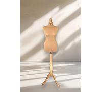 Generic LUSORIA - Mannequin de couture - Buste de couture féminin - Beige/bois clair - XXL 46/48, GHR0E9H