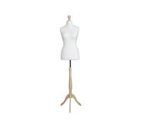 Generic LUSORIA - Mannequin de couture - Buste de couture féminin - Blanc/bois clair - Taille XL 42/44, WO8W9U