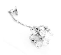Generic Lustre Suspendu Miniature pour Maison de Poupée, Plafonnier élégant à L'échelle 1:12 pour Décorations Faites à la Main, en Alliage Compact à 5 Têtes (Silver)