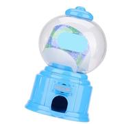 Generic Machine à Bonbons Portable pour Enfants, Mini Distributeur de Boules de Gomme en Plastique pour la Maternelle et Cadeau D'anniversaire (BLUE)