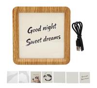 Generic Machine à Bruit Blanc pour Dormir avec Veilleuse et Haut-parleur Sortie Sonore 3 W Durée de Lecture 10-24 Heures Sons Apaisants Éclairage Ambiant pour (Grain de bois +5 papiers d'abat-jour)