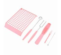 Generic Machine à Fondre le Chocolat électrique, Mini et Durable, avec Ensemble de Moules pour Faire Soi-même, pour Outils de Cuisine (PINK)