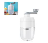 Generic Machine à Glaçons Rasée Manuelle, Broyeur à Glace Portatif, Efficace pour la Maison et le Camping, fabriqué en ABS et PP Durables 1000ml