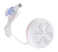 Generic Machine à Laver à Turbine à Ultrasons, USB alimenté 50 Secondes vers l'avant Nettoyage inversé Petite Machine à Laver 27W pour la Maison pour Voyager