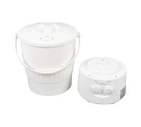Generic Machine à Laver Silencieuse Compacte 10L Capacité 2 Modes 15min Timing Vêtements Rousoleur pour les Chaussettes de Sous-vêtements Blanc Abs (Plug UE 220V)