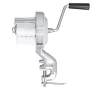 Generic Machine à Macaronis Manuelle, Presse à Nouilles Compacte en Alliage D'aluminium pour la Cuisine, Machine à Manivelle pour la Plupart des Gens, Argent 1 X à Macaronis, 1 X Poignée