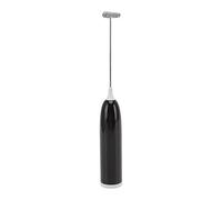 Generic Machine à Mousse de Lait électrique Professionnelle, Mousseur Portatif Facile à Utiliser pour le café et le Chocolat Chaud, Conception Durable (noir blanc)