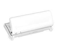 Generic Machine à Reliure Manuelle Perforatrice à 6 Trous avec Espacement des Trous Réglable, pour Documents Papier de Test de Fichiers, Conception de Couverture en Plastique