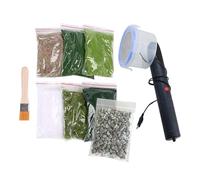 Generic Machine de flocage d'herbe statique, Mini flocage d'herbe statique humanisé pour aménagement de Table de sable, Diorama de pelouse