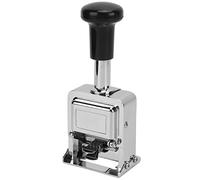 Generic Machine de Tampon Numérique à 5 Chiffres en Alliage de Zinc Confortable pour un Codage Rapide et Propre, Retour D'encre Automatique Pratique, Adaptée aux Opérations Bancaires et Médicales