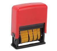 Generic Machine d'estampage de Date à Encre Manuelle, avec Encre ABS à Séchage Rapide 10s, Larges Surfaces Incurvées Plates Compatibles pour le Codage Industriel et Commercial