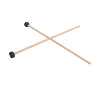 Generic Maillet de Tambour à Langue, Combinaison Durable en Bois Massif et Caoutchouc pour une Production Sonore Facile dans L'enregistrement de Musique, 2 Pièces