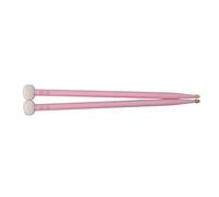 Generic Maillet de Tambour à Manipulation Douce, Kit de 2 Pièces en Bois pour Jouer de la Caisse Claire des Timbales, Matériau Antidérapant en érable (PINK)