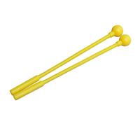 Generic Maillet de Tambour, Marteau Léger et Polyvalent pour Xylophone, 1 Paire, adapté à L'éducation Précoce (Plastique jaune)