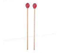 Generic Maillets Marimba, 2 Pièces Tête de Fil Manche en Bois D'érable Maillets à Percussion pour Jeu D'instruments Marimba Xylophone