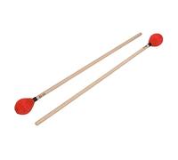 Generic Maillets Marimba Durables avec Poignée en érable Confortable, Jeu Doux, Adaptés à les Niveaux, 2 Pièces (rouge)