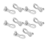 Generic Maillon Manquant de Vélo Maillon à Dégagement Rapide en Acier Durable pour Chaîne de Vélo Rapide 11 Vitesses en Acier Antirouille Résistant à la Corrosion pour les Cyclistes 5 Paires (6/7/8