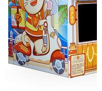 Generic Maison de Chat en Carton de qualité Supérieure avec Herbe à Chat, Maison de Jeu Portable écologique pour, Promoteur de la santé des Pattes (Burger House)