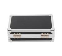 Generic Mallette en Aluminium Robuste pour Machine à Tatouer, Boîte à Outils, Organisateur de Maquillage Sûr et Portable pour Artistes, Trousse de Toilette en Métal pour Visite