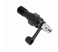 Generic Mamelon de Vis de Purge de Boulon Banjo de Moto M10x1.0mm de Haute qualité pour le Remplacement des Serrures à Air avec Capuchon Anti-poussière pour Freins Avant ou Arrière (BLACK)