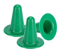Generic Mamelons de Bouteille de Chèvre, Mamelons de Chèvre pour Nourrir les de Poule d'agneau Tétras en Plastique Tétoute de Vache de Vache Veau d'alimentation de Bouteille de Bétail 3 Pc (GREEN)