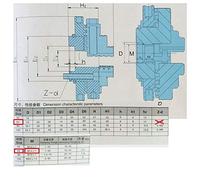 Generic Mandrin de Tour à 4 Mâchoires à Centrage Automatique, Mandrin Manuel Compact pour le Travail du Bois, Modèle K02-63 de Haute Précision pour Matériaux Non Ferreux, 1 Pièce