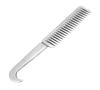Generic Mane à Cheval et Brosse à Queue, Peigne de Curry pour Crinière de Cheval et Peigne de en Métal pour Nettoyer les Cheveux Enlevant des Nœuds de Sous-couche Lâches (6,5 pouces)