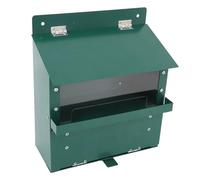 Generic Mangeoire à écureuils, Plaque Acrylique Transparente Perforée avec Couvercle Supérieur de Porte et Design de Table Adorable, Pré-assemblée pour Jardin Extérieur