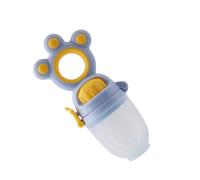 Generic Mangeoire à Fruits pour bébé, Sucette en Silicone de qualité Alimentaire, Morsure Rotative, Mangeoire à Poussée pour Légumes, Jouet à Mâcher pour Bébés Qui Font Leurs Dents (BLUE)