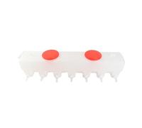 Generic Mangeoire à Lait de Bétail 14 Tétines Double Face 9 L en Silicone pour Boisson d'agneau avec Clapet Anti-Retour pour Dispositif d'alimentation de Porcelets de Veau, Seau D