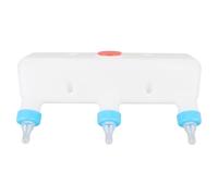Generic Mangeoire à Lait pour Petits Animaux, Dispositif d'allaitement en Plastique ABS à Plusieurs Tétines pour Agneaux, Porcelets, équipement d'alimentation Agricole