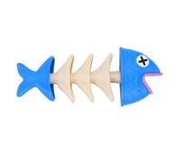 Generic Mangeoire à Oiseaux Suspendue Design Unique en Os de Poisson Décoration Extérieure Amusante pour Jardin Pelouse PLA Imprimé en 3D 1 Unité