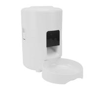 Generic Mangeoire Automatique WiFi pour Animaux de Compagnie, Distributeur Intelligent de Nourriture Chronométrée de Grande capacité de 2l pour Chats et Chiens pour la Maison (White)