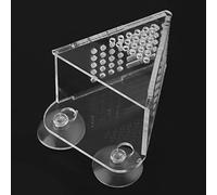 Generic Mangeoire D'aquarium Sûre et Durable pour vers Rouges et Crevettes en Saumure dans L'aquarium-Acrylique de Haute qualité avec Ventouses