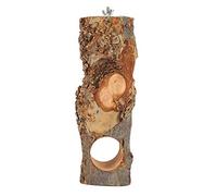 Generic Mangeoire en Bois pour Animaux de Compagnie, Support de Nourriture en Bois de Pommier, Jouet Molaire d'arbre d'alimentation pour Lapin, avec Conception de Fixation à Vis, 2.2 Pouces, pour