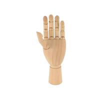 Generic Mannequin à Main articulé en Bois de Schima, Modèle de Main Réglable en Bois pour les Techniques de Dessin et D'esquisse