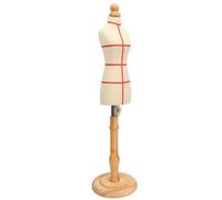 Generic Mannequin Flexible pour Robe de Tailleur, Réglable en Hauteur, Cadre en Bois Stable, Facile à Utiliser pour la Création de Patrons et L'ajustement de Vêtements, Idéal pour les Amateurs de