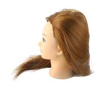 Generic Mannequin Head Practice Manikin avec des Cheveux Moelleux Faciles à Entretenir pour la Formation à la Coiffure, pour les Professeurs de beauté et les étudiants