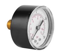 Generic Manomètre 50 Mm Cadran Laiton 1/4 BSPT Connexion Arrière pour Air, Eau, Pétrole, Gaz, Usage Industriel (0-160psi 0-11bar)